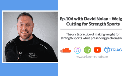 Weight Cutting for Strength Sports with David Nolan | Triage Thoughts Episode 106
