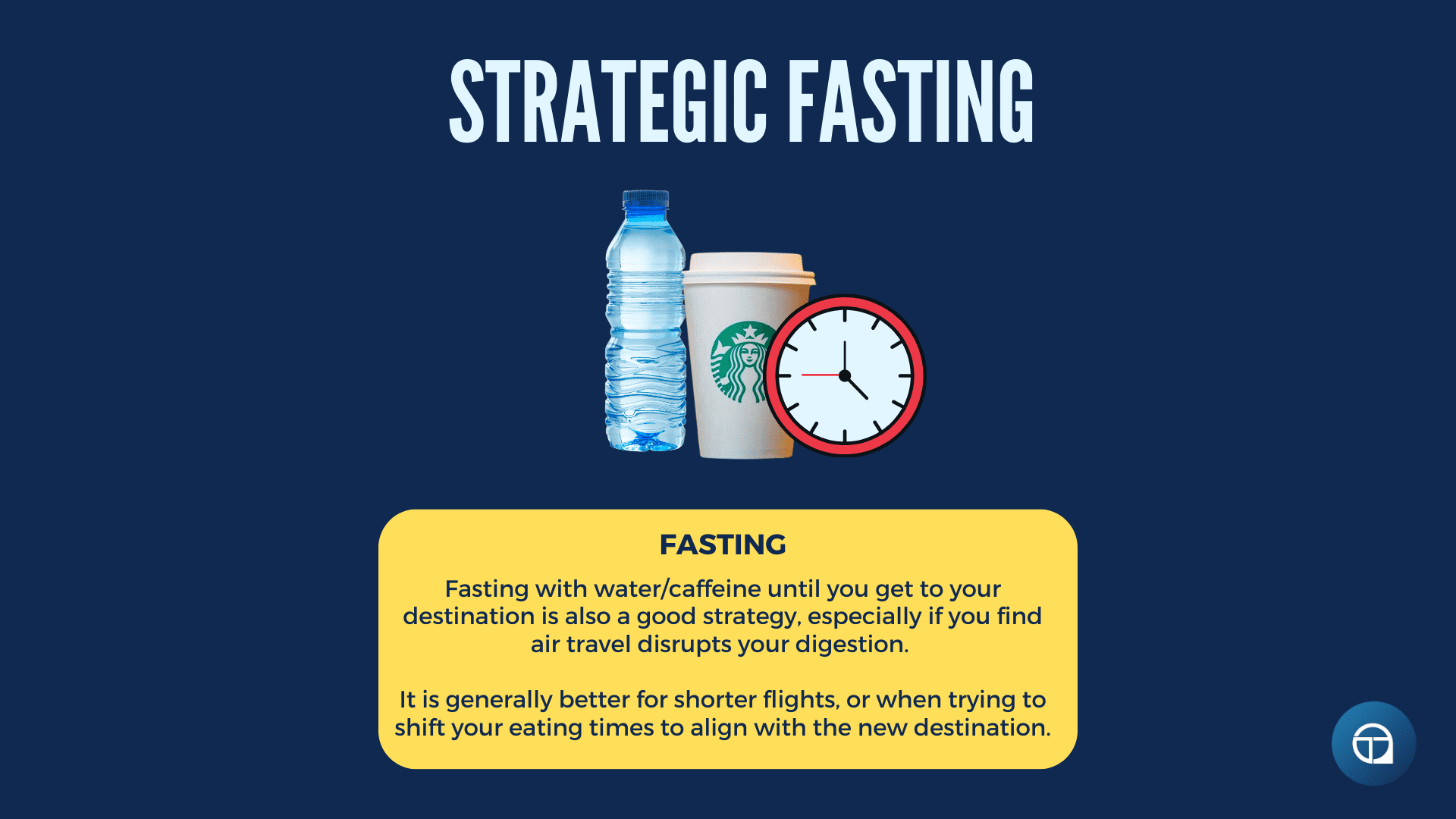 strategic fasting while travelling